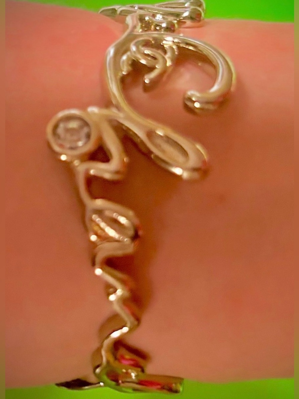 Gabrielle Chanel CC Script Cuff